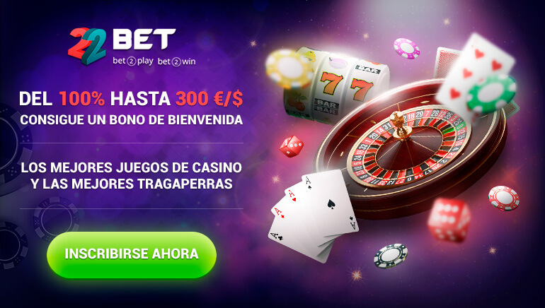 22Bet Bono de Casino Latam