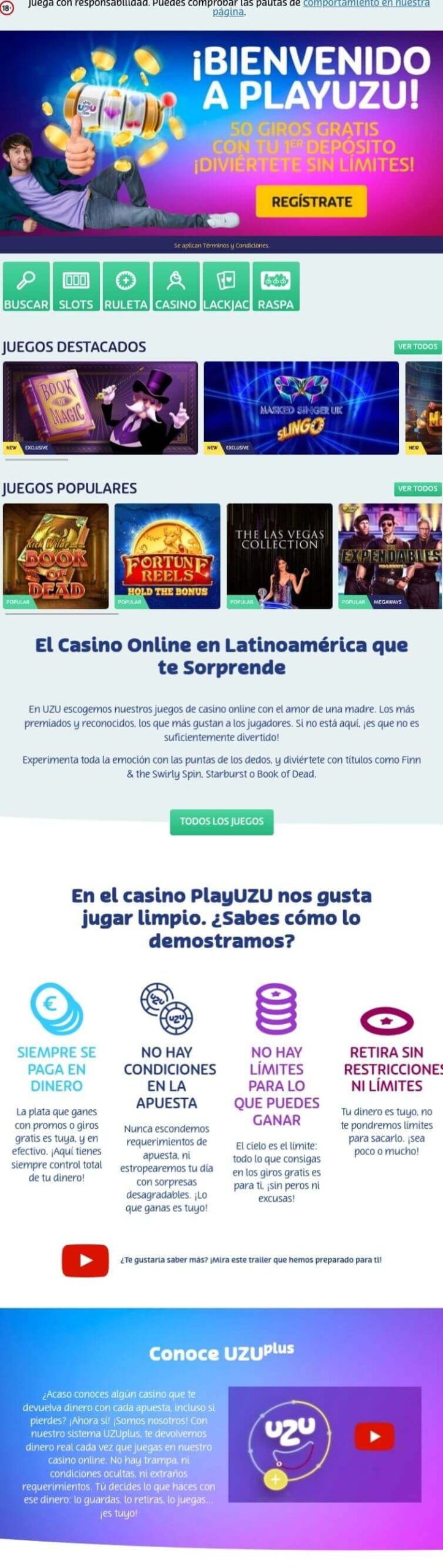 PlayUZU Casino LATAM