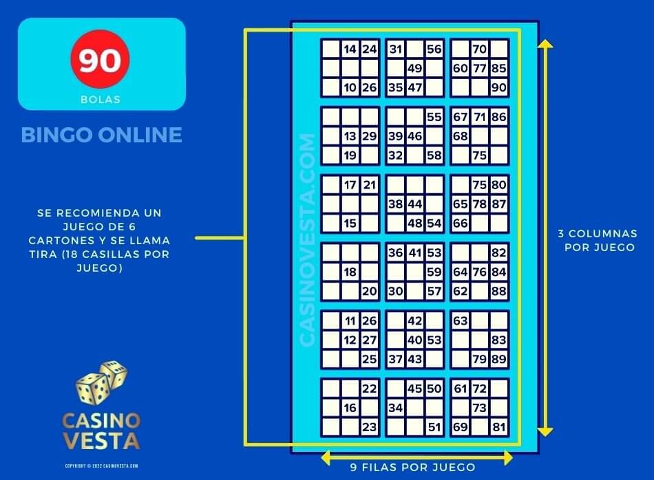 bingo online de 90 bolas