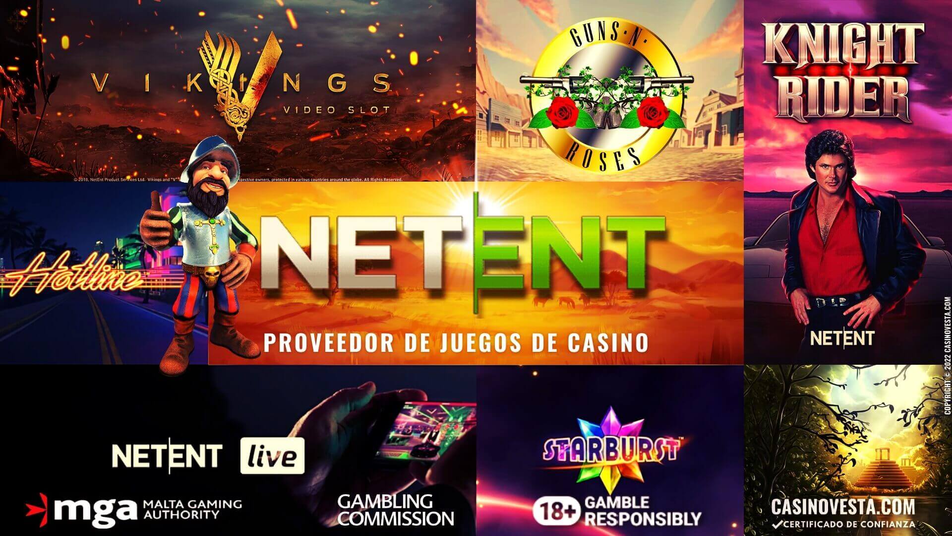 Revisión del proveedor de juegos de casino Net Entertainment (NetEnt)