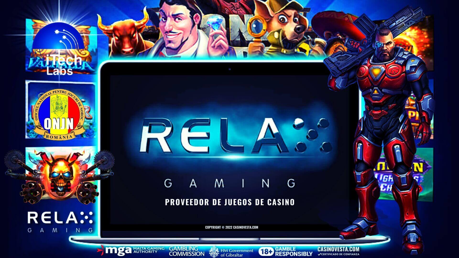 Revisión del proveedor de juegos de casino en línea Relax Gaming