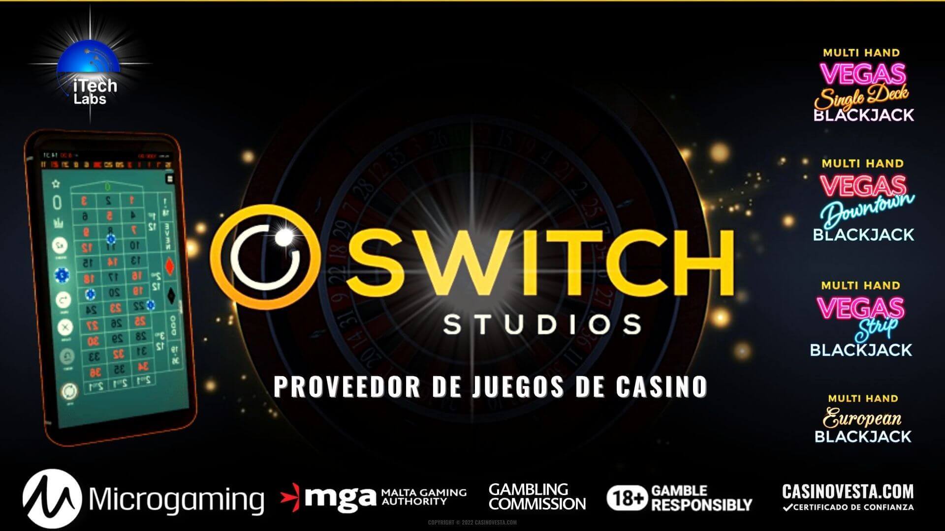 Revisión del proveedor de juegos de casino en línea Switch Studios
