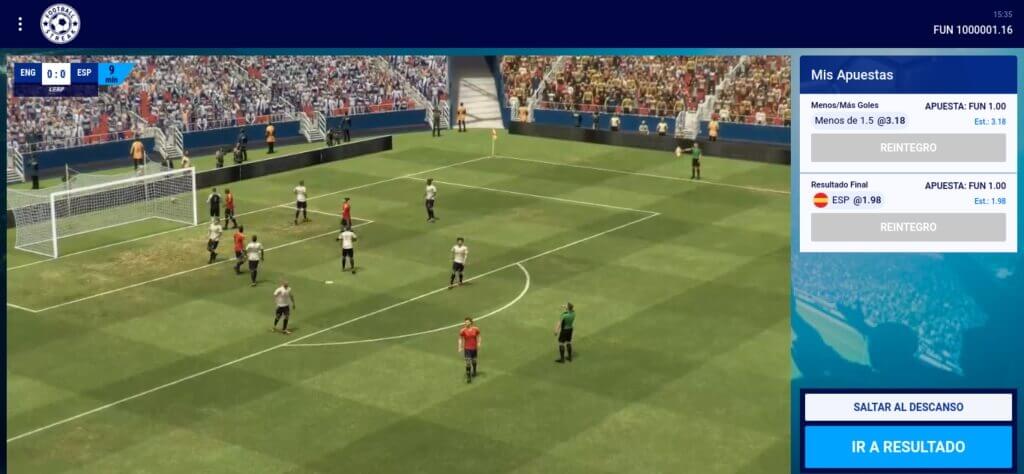 Reseña del juego de fútbol virtual Football Streak de Leap Gaming