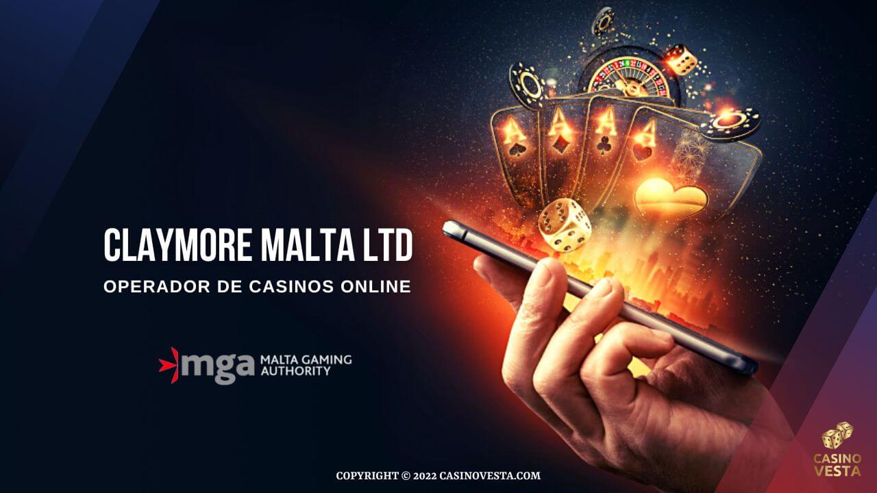 Online casinos operados por Claymore Malta Limited