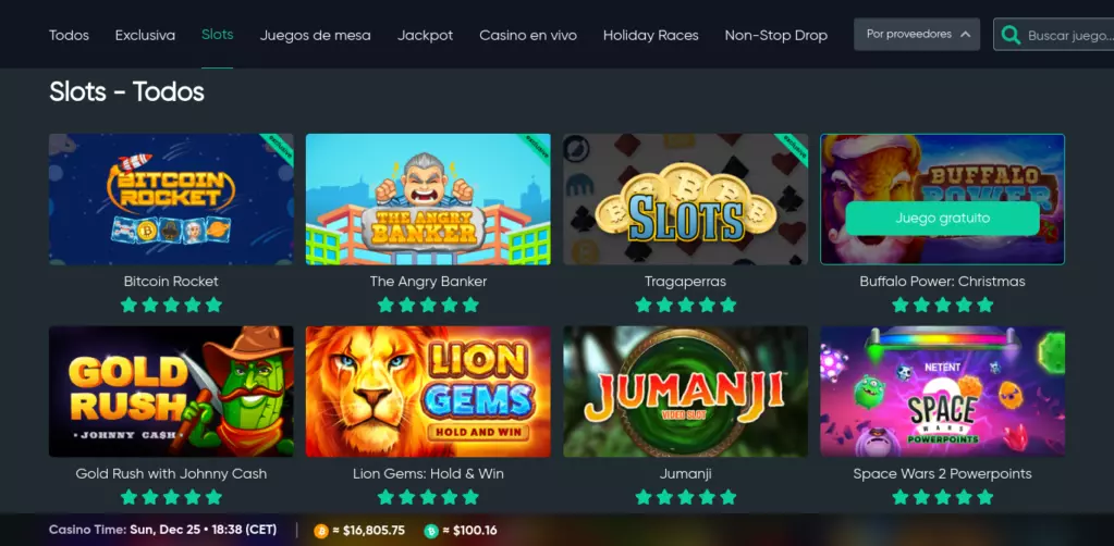 Bitcoin.com Games Casino Tragamonedas