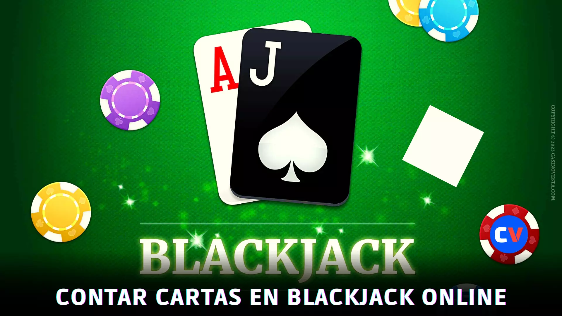 El conteo de cartas es posible en el blackjack online