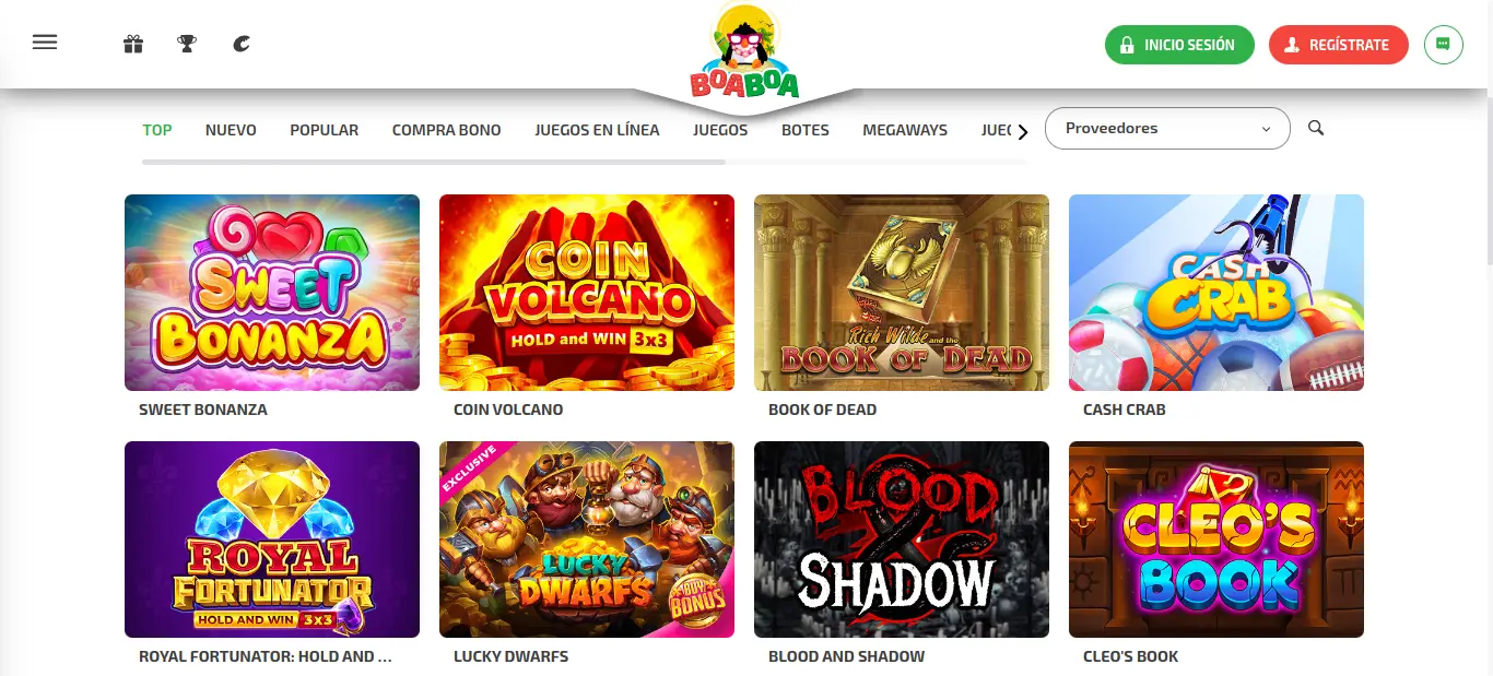 BoaBoa Casino Tragamonedas y Juegos de Casino