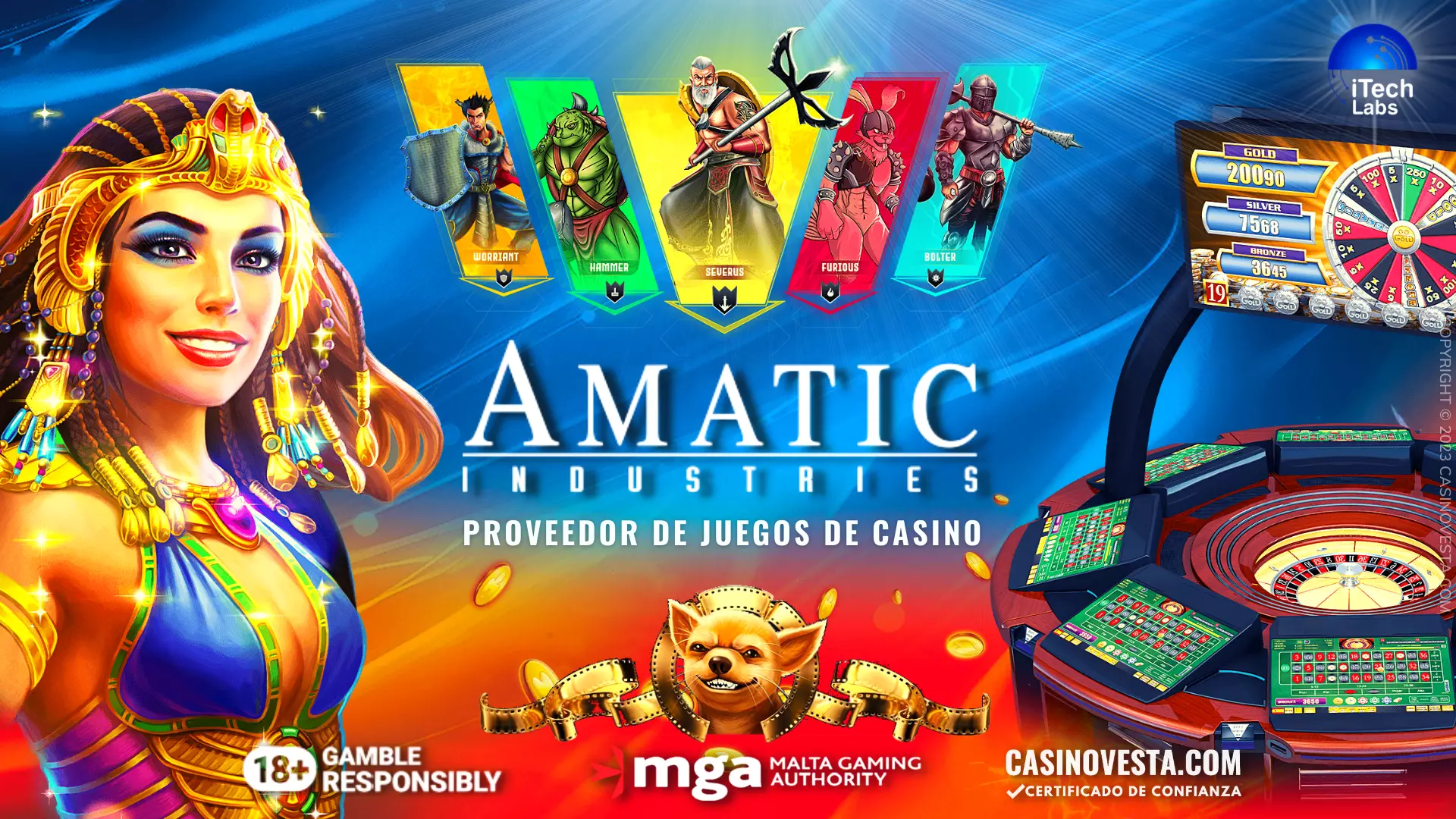 Revisión del proveedor de juegos de casino online Amatic Industries