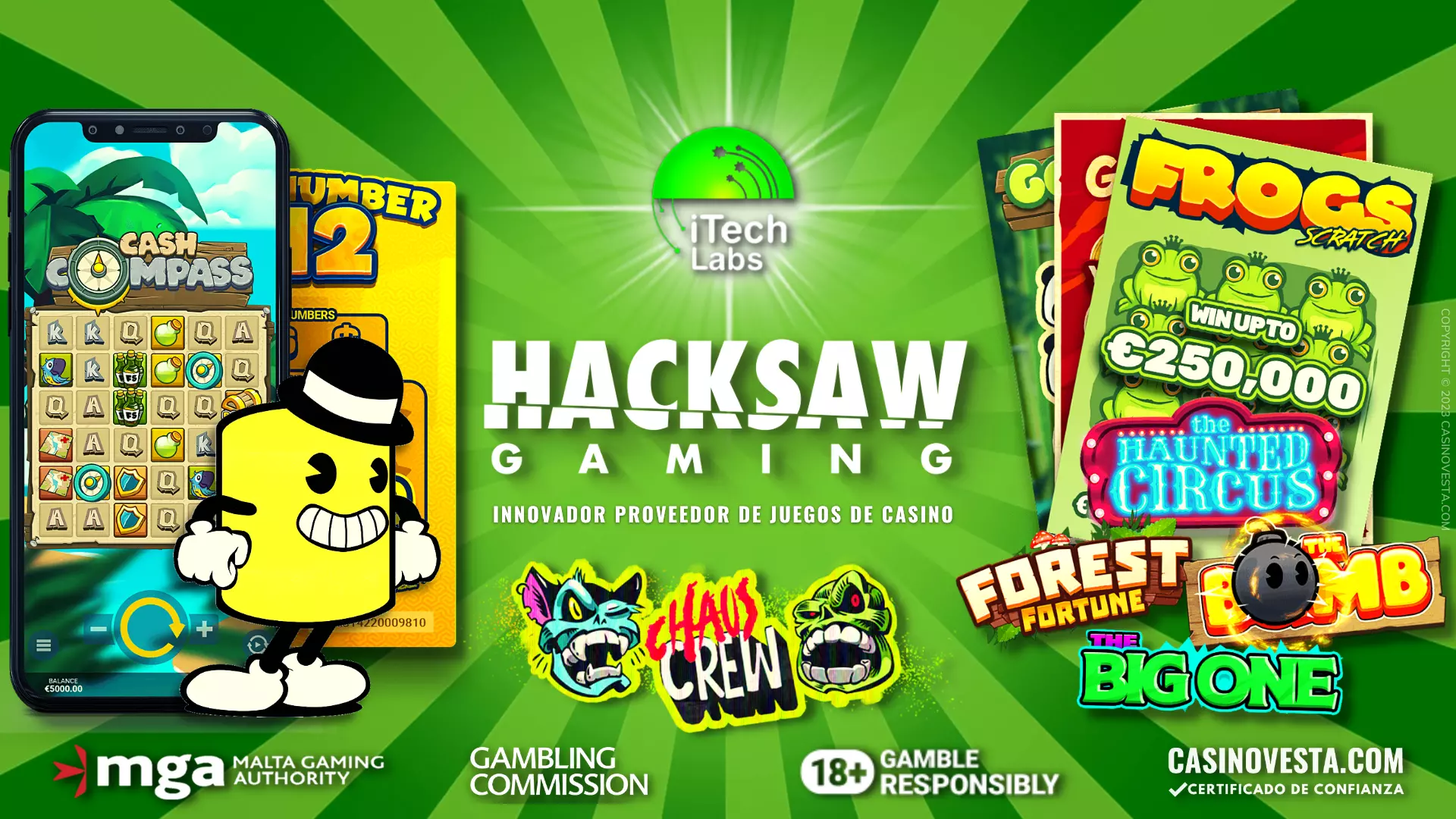 Revisión del proveedor de juegos de casino online Hacksaw Gaming