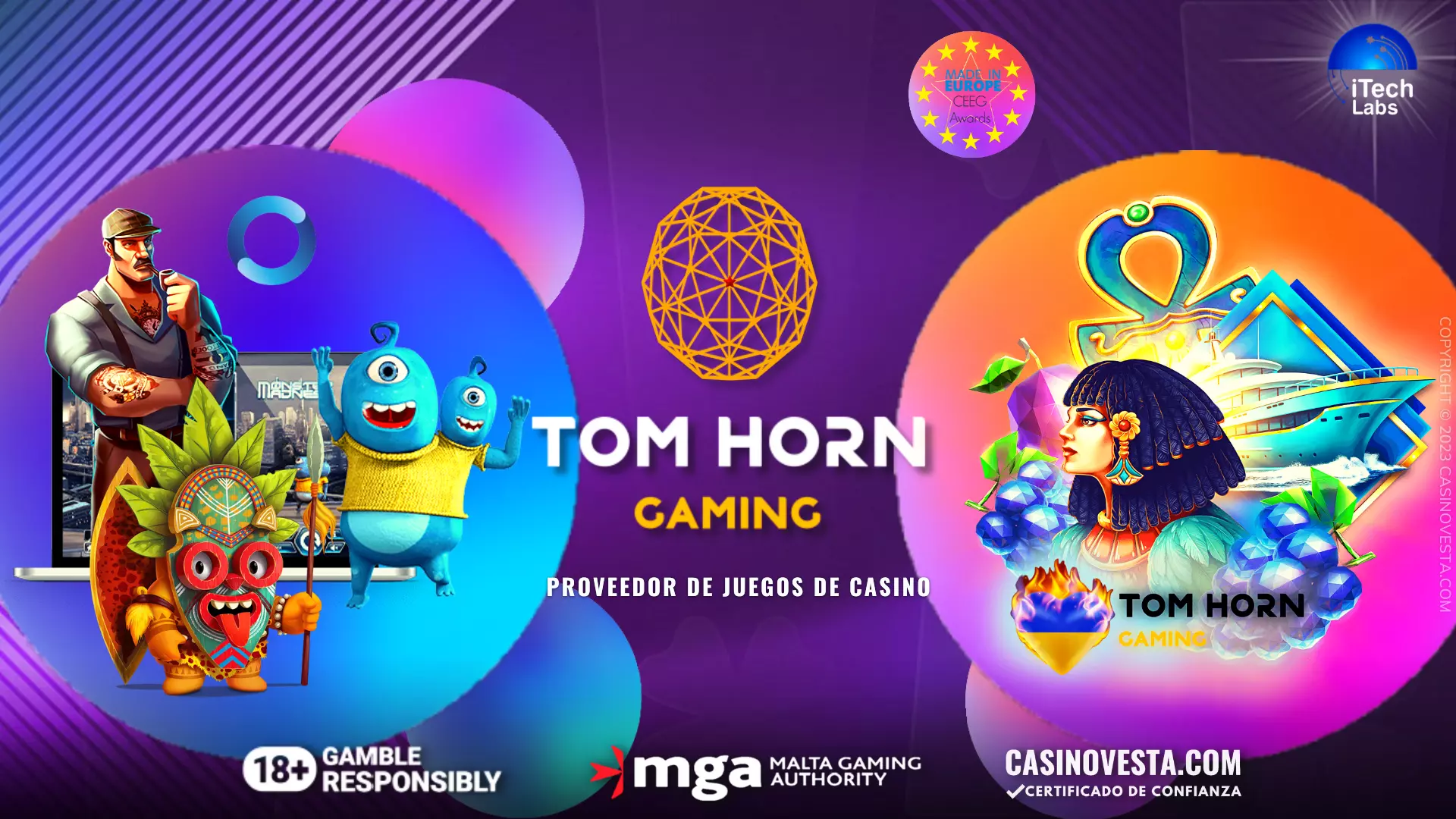 Reseña del proveedor de juegos de casino Tom Horn Gaming