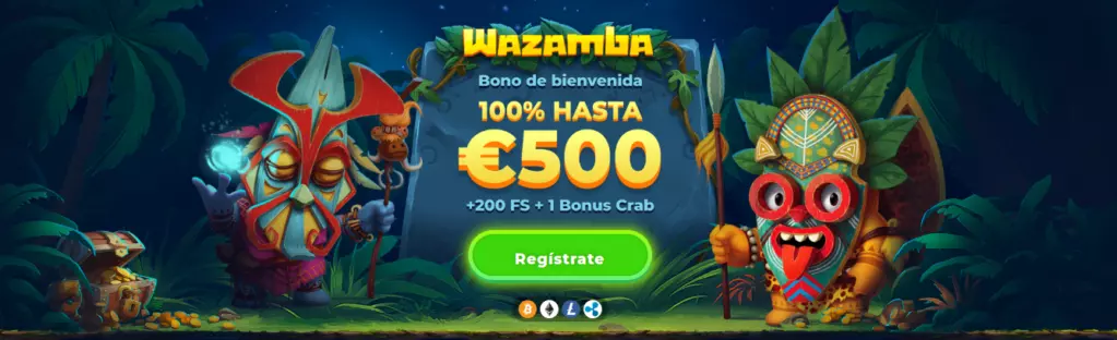 Wazamba Casino Bono de Bienvenida
