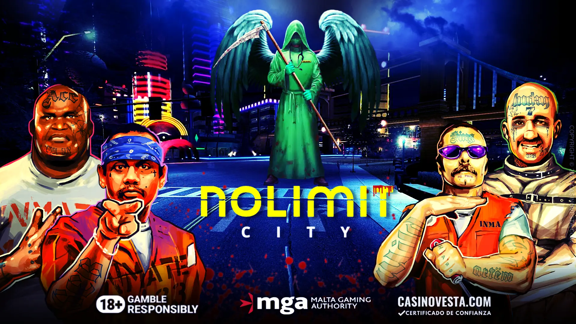 Tragamonedas No Limit City - Revisión del proveedor de juegos de casino online Nolimit City