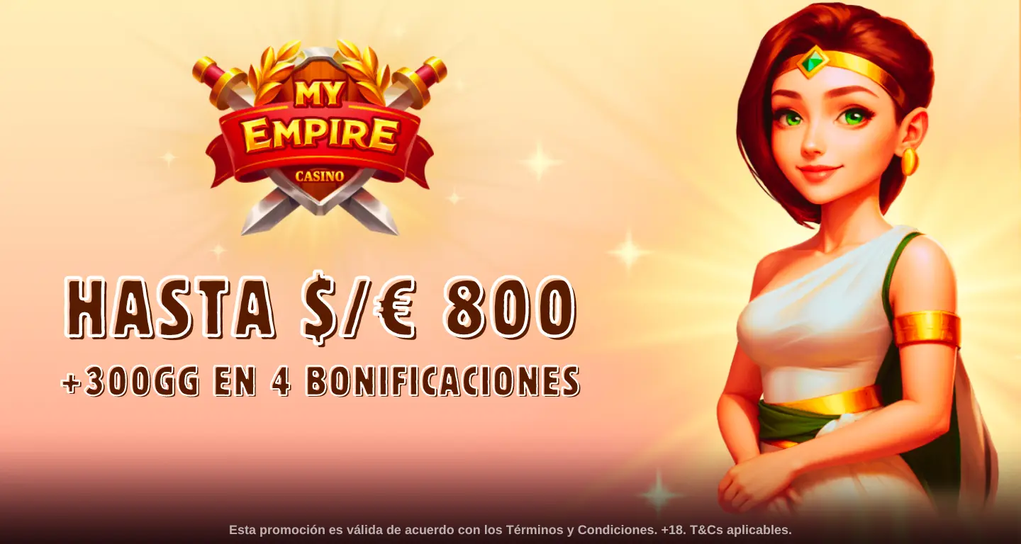 My Empire Casino Bono de Bienvenida