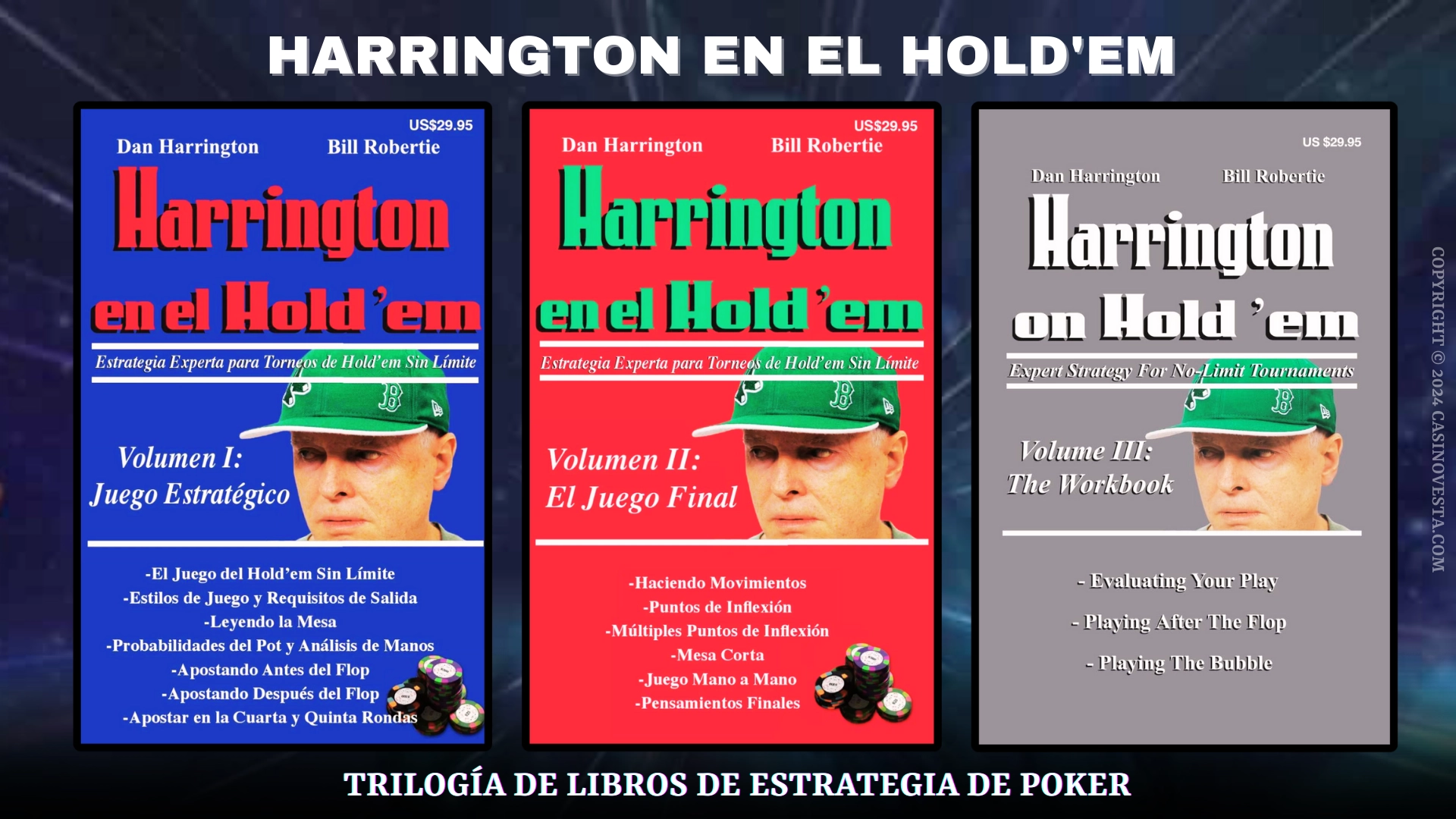 Harrington en el Hold'em  - Trilogía de libros de estrategia de poker