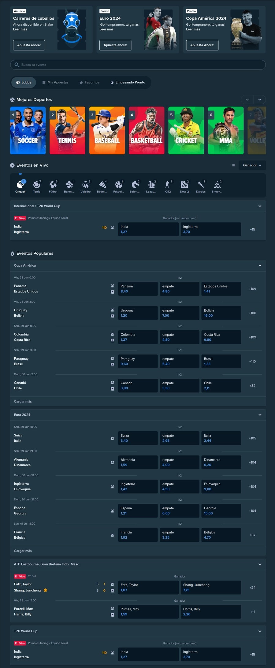 Casa de Apuestas Deportivas Online Stake.com