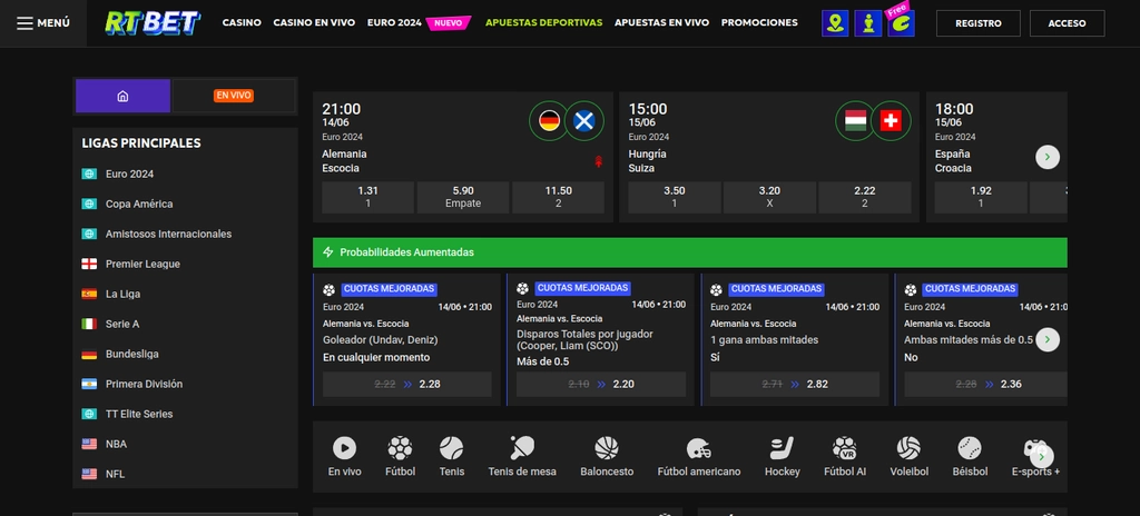 RTBet Apuestas Deportivas