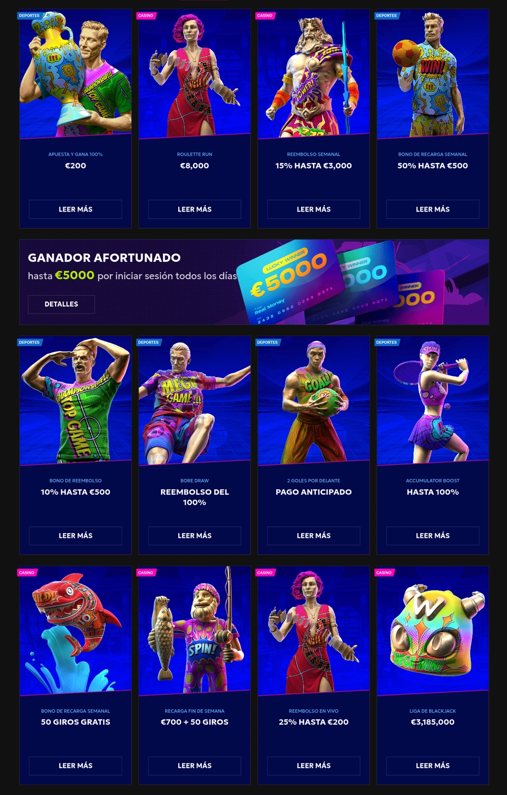 RTBet Casino Otras Promociones