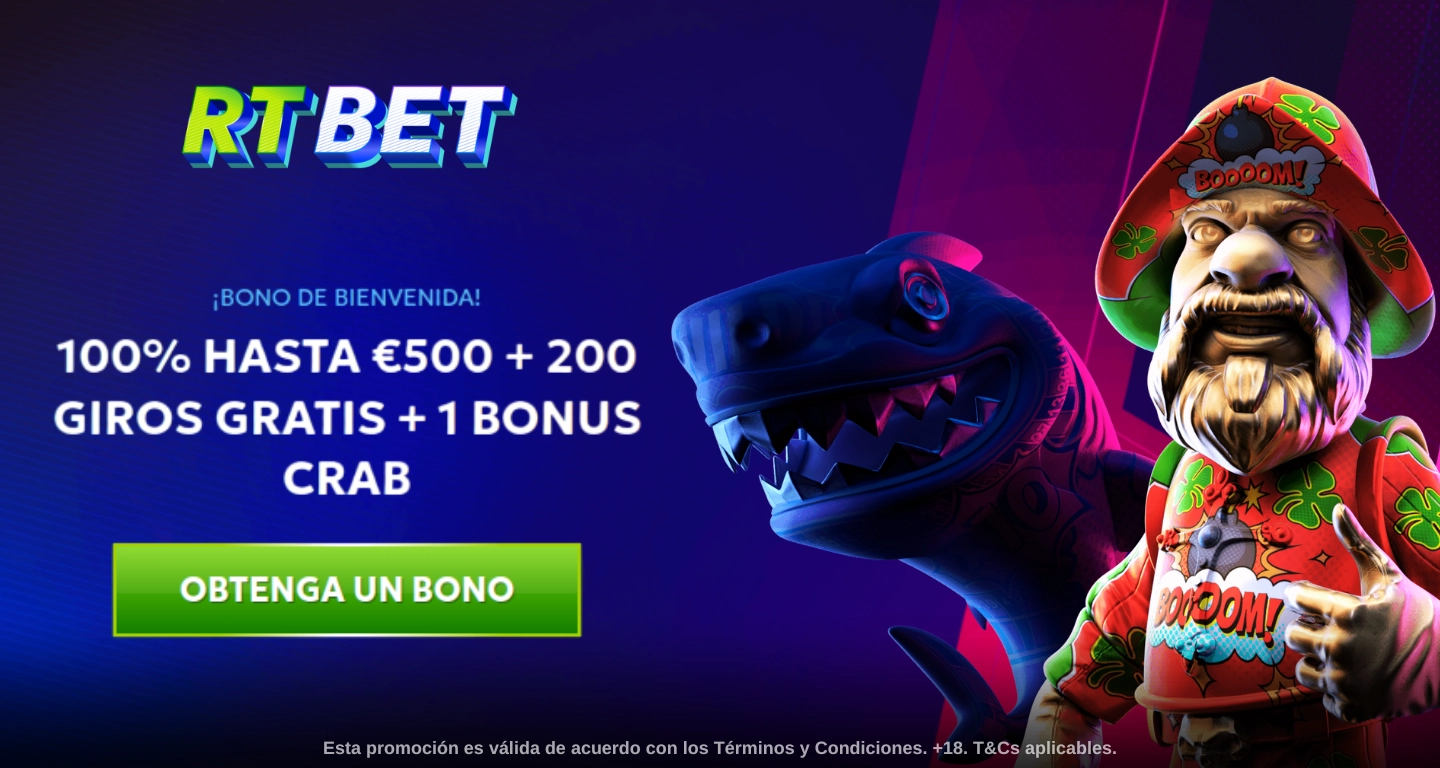 RTBet Casino Bono de Bienvenida