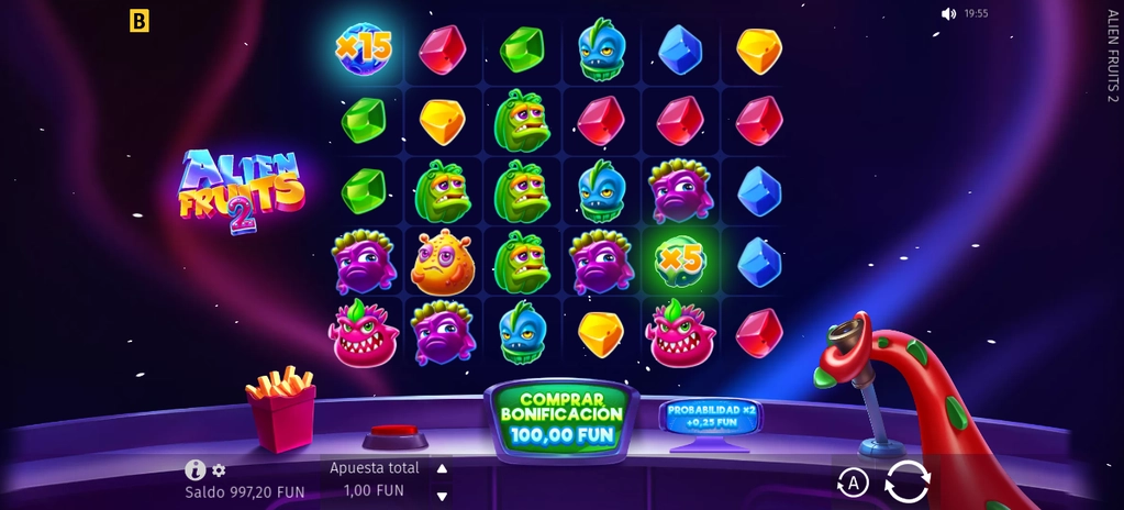 Revisión de la tragamonedas Alien Fruits 2 de BGaming Revisión de la tragamonedas Alien Fruits 2 de BGaming