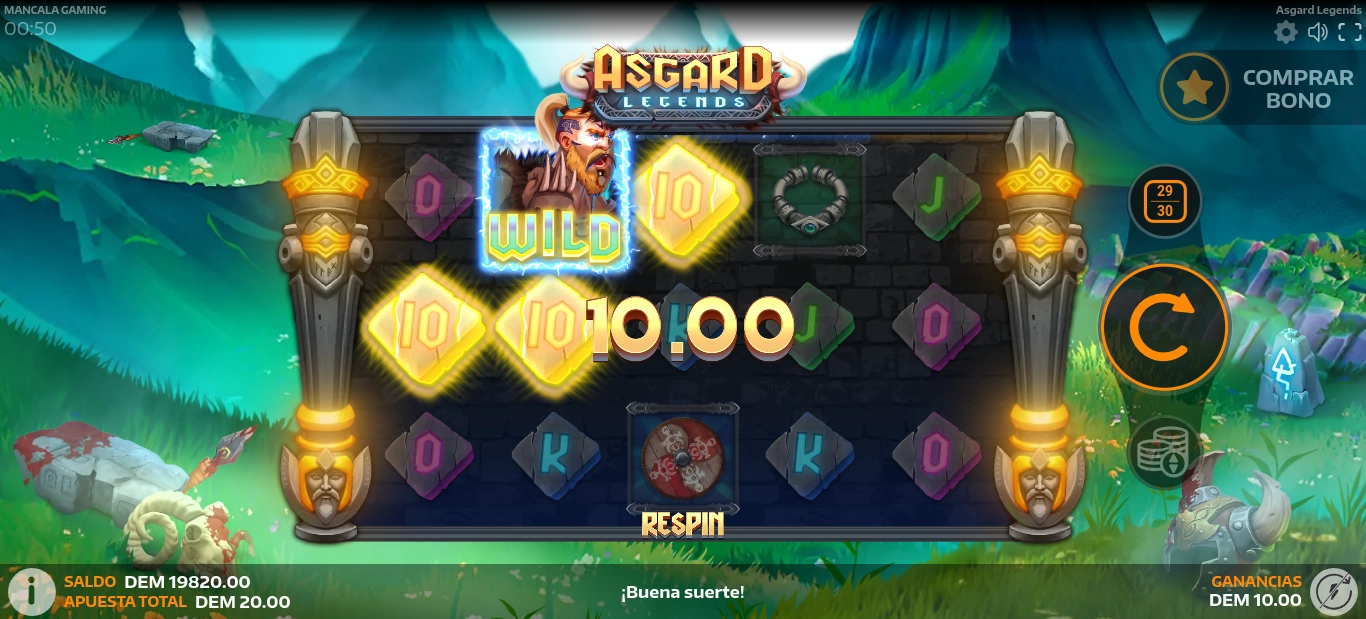 Revisión de la tragamonedas Asgard Legends de Mancala Gaming