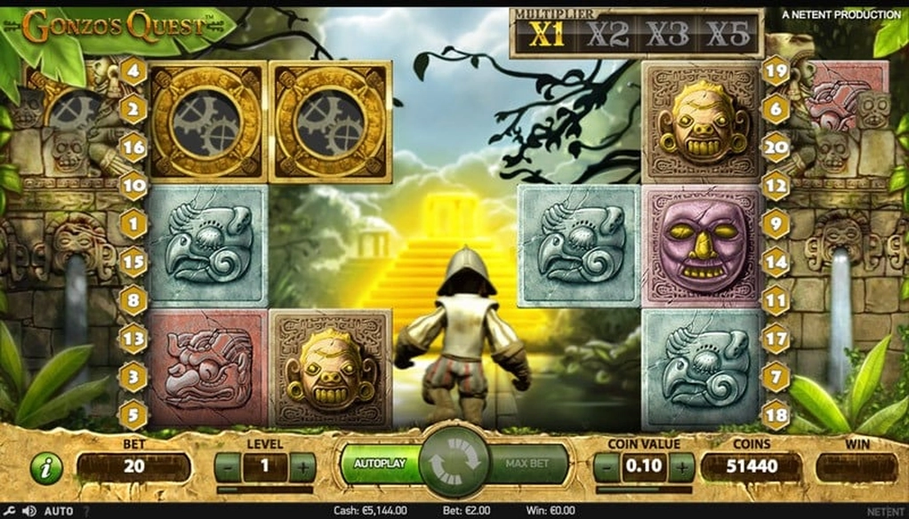 Tragamonedas Gonzo’s Quest de NetEnt