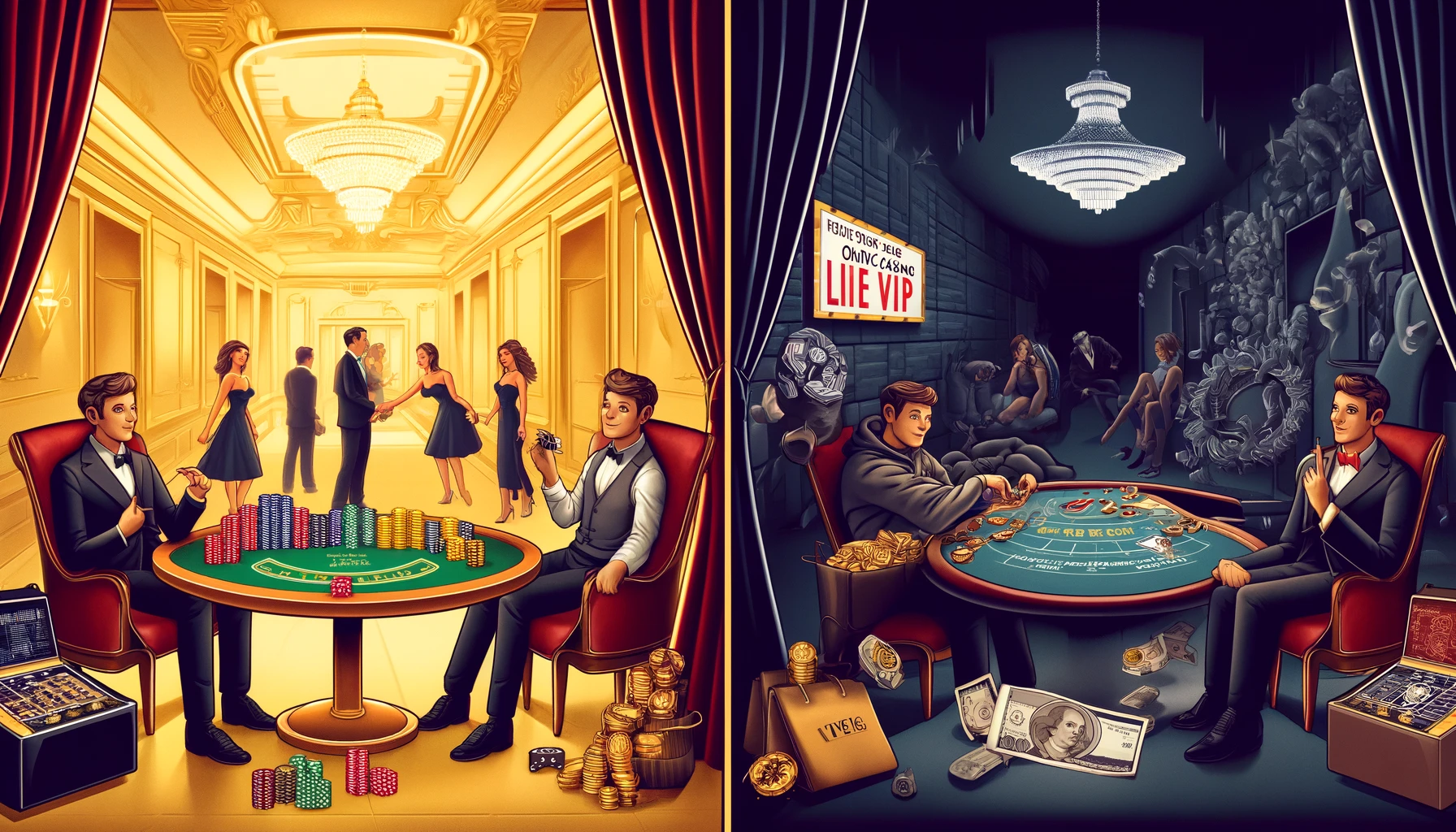 Categorías de jugadores que están dispuestos a gastar mucho dinero en el casino online durante varios años.