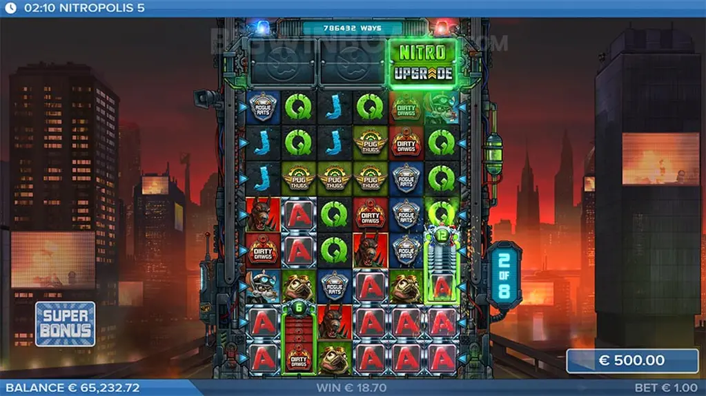 Tragamonedas Nitropolis 5