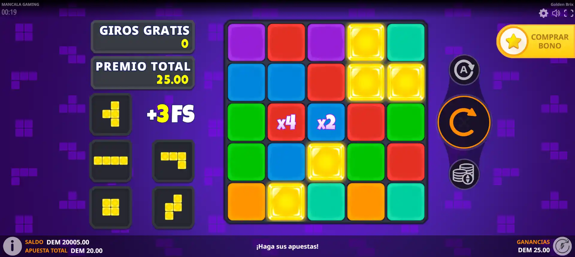 Tragamonedas Golden Brix Reseña en Español